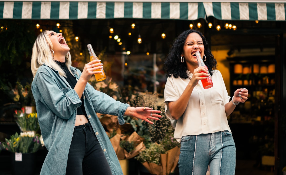 Mobile Bar auf einer privaten Feier